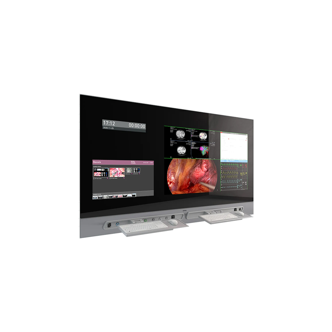 quirofanos digitales MDMX-22449 GNTB Consola Mural Combinada Full-HD 24" y 4K 49" Barco - Image 3